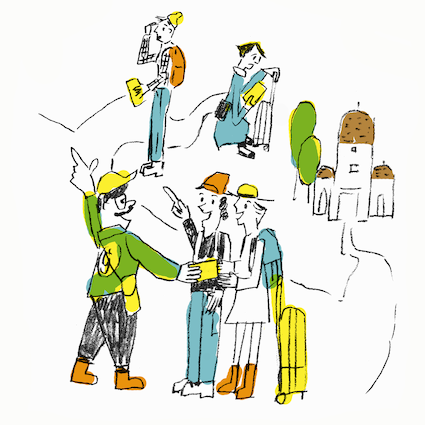オミクスデータの可視化イメージ