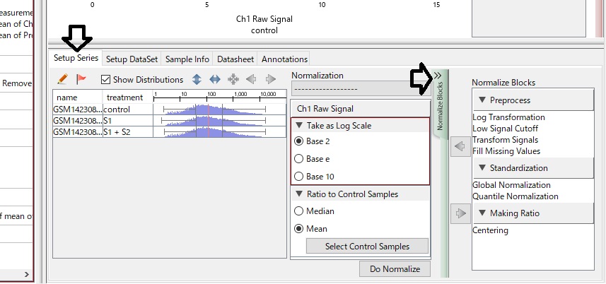 Take as Log Scale Take as Log Scale