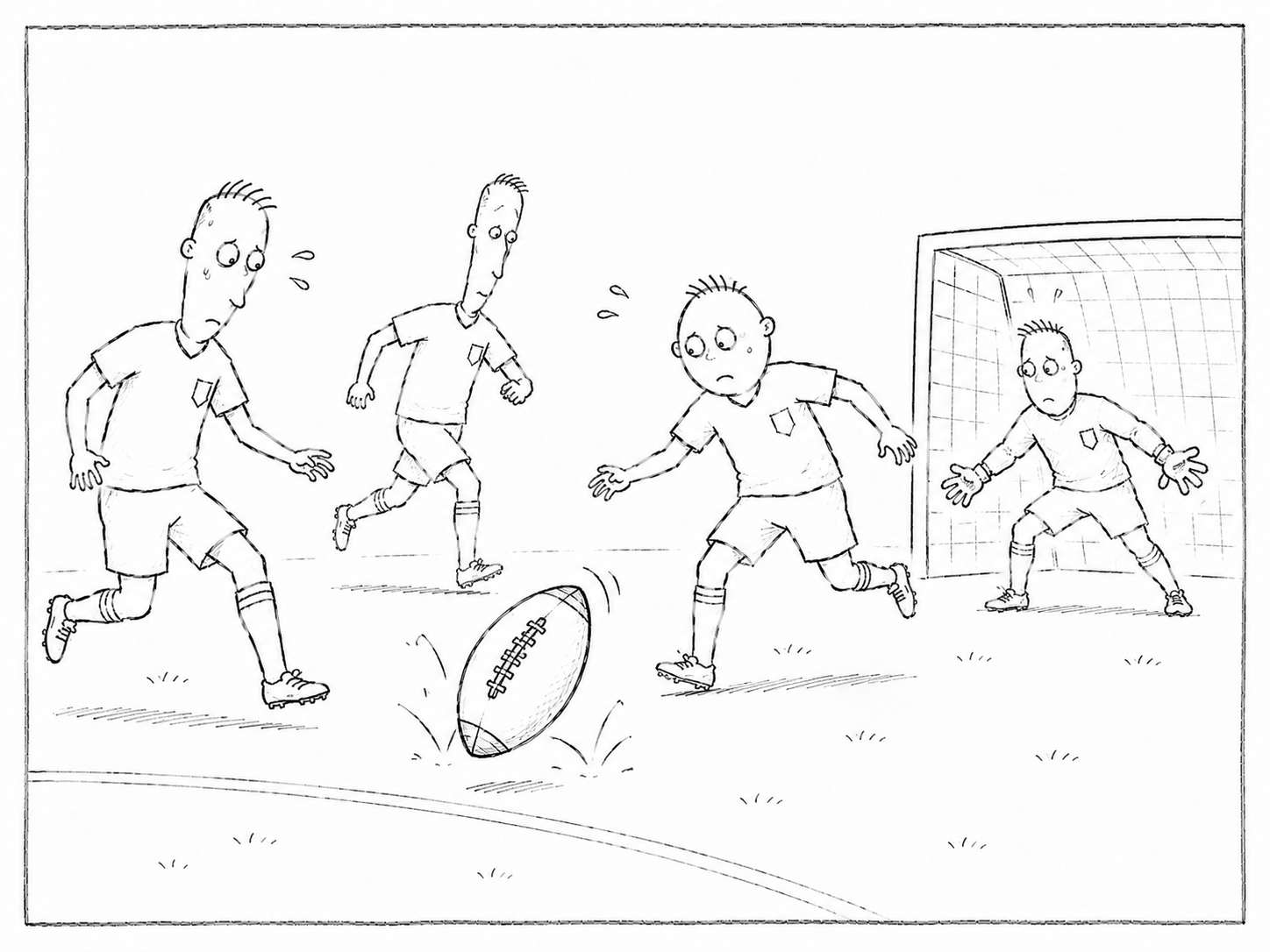Soccer Players Using the Wrong Ball