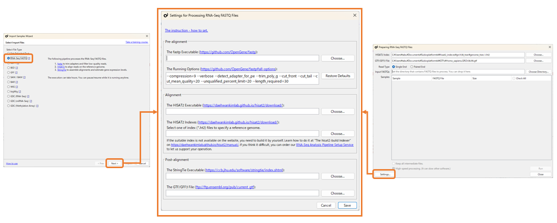 Fastq Processing Settings Subio Platform